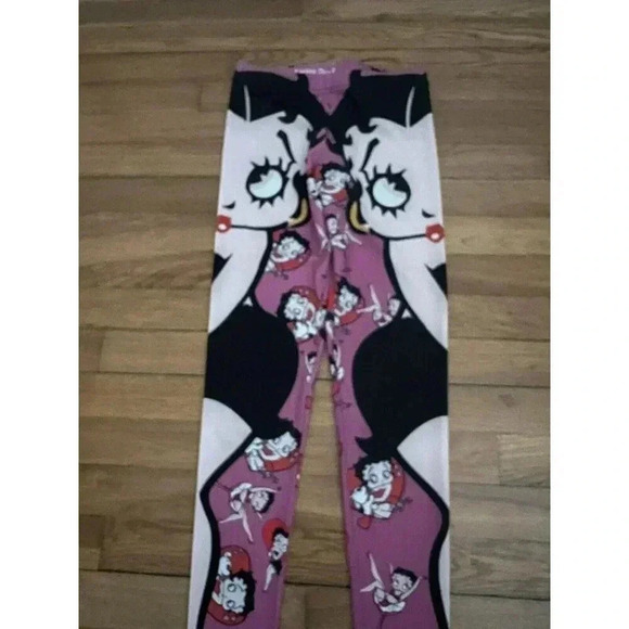 Living Dead Leggings Women's Pink Size XS - Picture 4 of 4